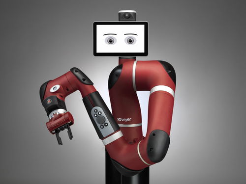 le dernier robot collaboratif de Rethink Robotics Sawyer possède 7 degrés de liberté