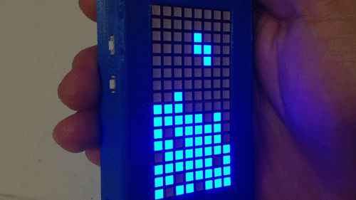 Adafruit 2041 16x8 LED-Matrix Tetris game