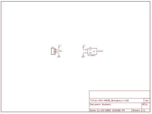 HIH-4030 humidity sensor technical schematic - CARRIER V10