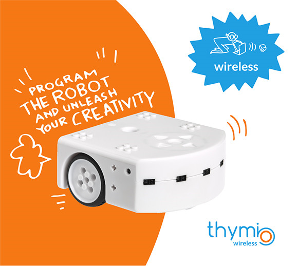 robot mobile éducatif Wireless Thymio