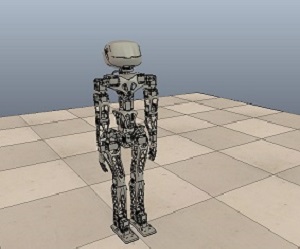 Simulation of the Poppy Humanoid robot
