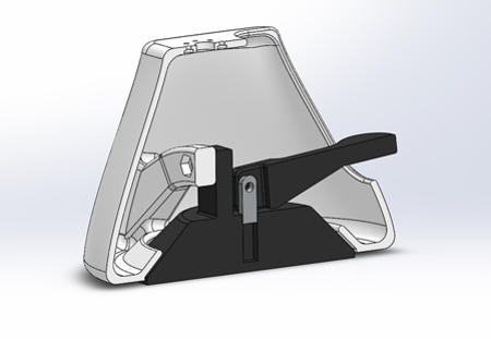 CAD du dispositif ventouse + pièce de structure pour Poppy Torso (avec impressions 3D)