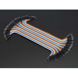 Premium Male/Male Jumper Wires - 40 x 6” (150mm)