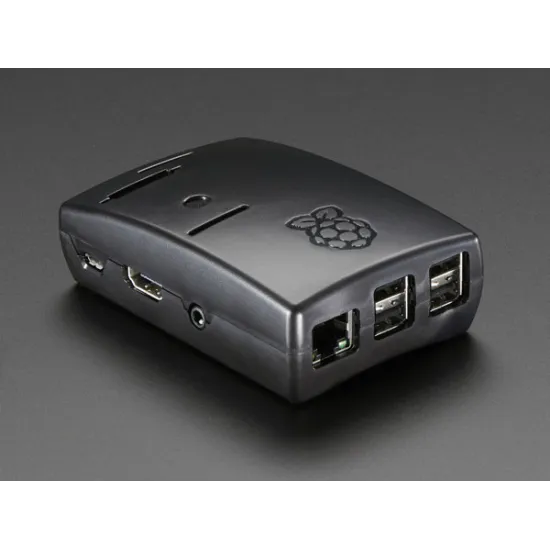 Schwarzes Etui Raspberry Pi B+ / Pi 2 / Pi 3 Schwarzes Etui Raspberry Pi B+ / Pi 2 / Pi 3