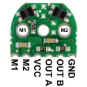 Paire d'encodeurs optiques pour micro-moteurs (version 3.3V) Paire d'encodeurs optiques pour micro-moteurs (version 3.3V)