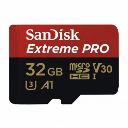 Carte Mémoire microSDHC SanDisk Extreme PRO 32 Go avec adapteur SD pour carte Nvidia et Raspberry Pi