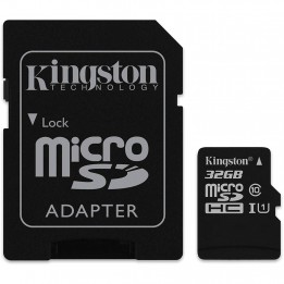 MicroSD 32GB Klasse 4 Karte mit SD Adapter