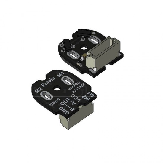 Paire d'encodeurs magnétiques pour micro-moteurs Pololu 12 CPR, 2.7-18V avec connecteur latéral