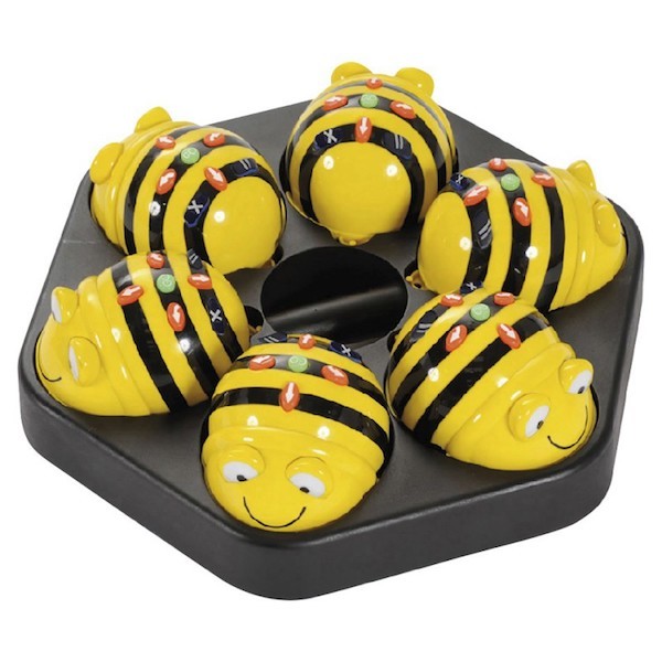 Pack de Robots BeeBot pour la classe (6 unités et station d'accueil)