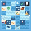 Ozean Abenteuer Pack für Cubetto Roboter Ozean Abenteuer Pack für Cubetto Roboter