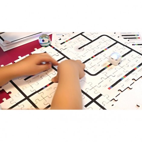 Wooden Ozobot Circuit Puzzle