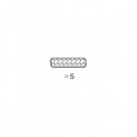 OLLO Plate 2X8 white 5pcs OLLO Plate 2X8 white 5pcs