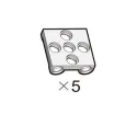 Adaptateur de tête blanc OLLO (5 pièces) Adaptateur de tête blanc OLLO (5 pièces)