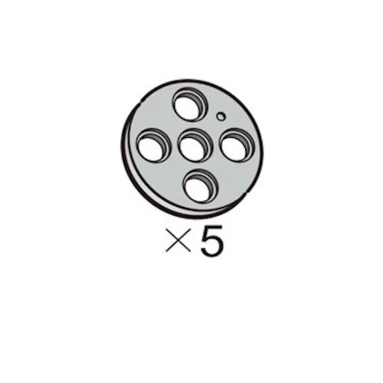 OLLO Pulley-L gray 5pcs OLLO Pulley-L gray 5pcs