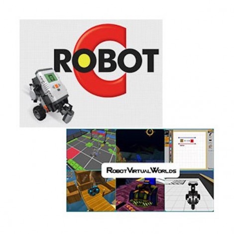 RobotC und Robot Virtual World 4.0 für Lego Mindstorms Spezialpackung - Einzelplatzlizenz