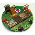 E-puck robot with battery and ground sensor E-puck robot with battery and ground sensor