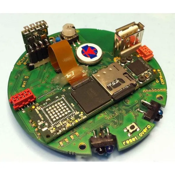 Epuck programmable mobile robot with battery and ground sensor