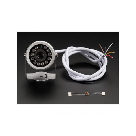 Serielle jpeg-Videokamera mit Infrarot-LED