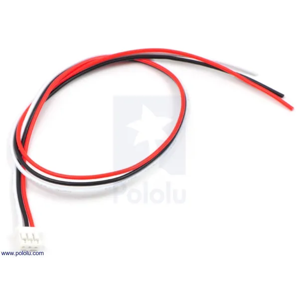 Câble femelle JST 3 pins pour capteur Sharp GP2Y0A51 (30 cm) Câble femelle JST 3 pins pour capteur Sharp GP2Y0A51 (30 cm)