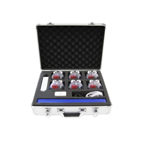 Pack complet 6 BlueBot avec accessoires et valise de transport Pack complet 6 BlueBot avec accessoires et valise de transport