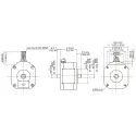 Sanyo Pancake Stepper Motor: Bipolar, 200 Steps/Rev, 42×11.6mm, 3.5V, 1 A/Phase Sanyo Pancake Stepper Motor: Bipolar, 200 Steps/Rev, 42×11.6mm, 3.5V, 1 A/Phase