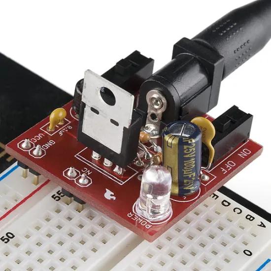 Alimentation 5V/3.3V pour breadboard Alimentation 5V/3.3V pour breadboard