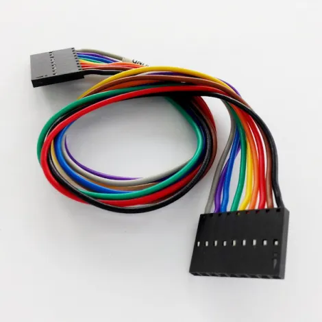 Salae Logic-to-1x9 Header for Salae Analyzer Logic or Salae Analyzer Logic 16 Salae Logic-to-1x9 Header for Salae Analyzer Logic or Salae Analyzer Logic 16