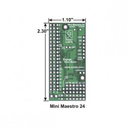 Contrôleur Servomoteurs USB Pololu Mini Maestro 24-Canaux