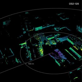 LiDAR Ouster OS2 mit großer Reichweite und hoher Leistung