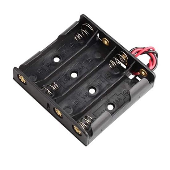 Battery Holder 4 x AA batteries with JST Connector