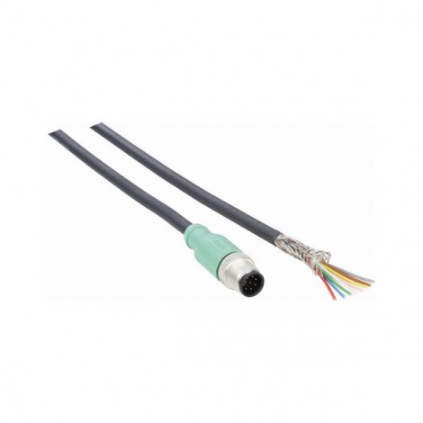 M12 power cable with 8 pins for Sick LMS111 laser scanner