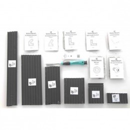 MakerBeam Starter Kit schwarz (eloxiertes Aluminium)