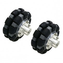 100mm Double Nylon-Rubber omniwheel (with bearing rollers)