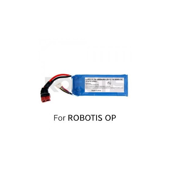 Batterie LB-012 de rechange pour Turtlebot 3 et Robotis OP (11,1V 1800mAh)