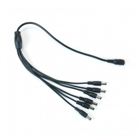 6 jack connectors Squid Power Cabel (2.1 x 5.5mm)