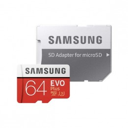 SD-Speicherkarte Samsung 64 GB Evo Plus UHS 3 mit Adapter für Raspberry Pi und Nvidia Jetson