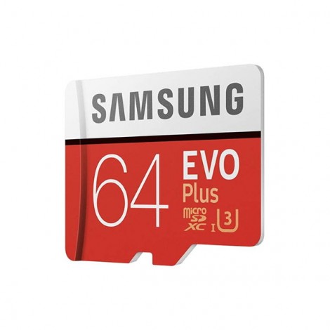 Samsung 64 GB Evo Plus UHS 3 SD Card with Adapter for Raspberry Pi and Nvidia Jetson