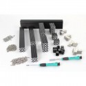 OpenBeam - Profilo in alluminio 15x15 mm OpenBeam Precut Kit in-a-box Nero