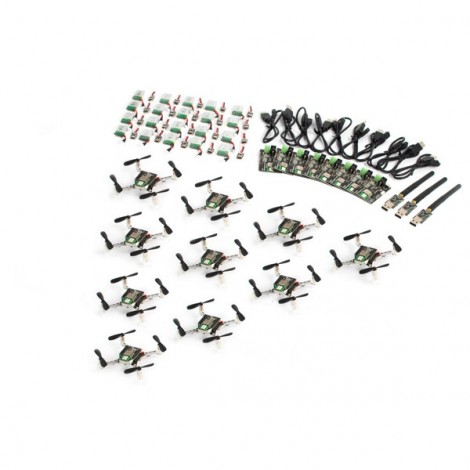 Essaim de drones programmables Crazyflie 2.1 - Loco swarm bundle