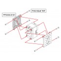 FPX330-S101 - pièce de structure et palonnier pour Dynamixel X330