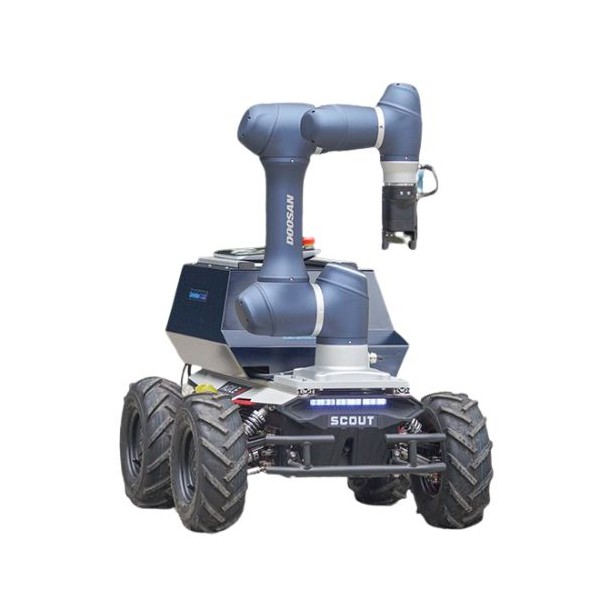 ScoutSan Mobiler Roboter: Scout 2.0 (UGV) + Roboterarm A0509