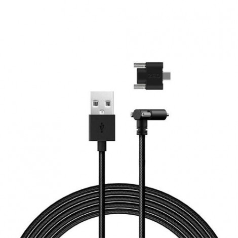ZED 2i - Câble USB 3.0 Type-C avec Angle Droit et Verrouillage à Double Vis