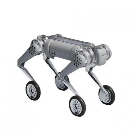 Roboter-Hund auf Rädern B-W