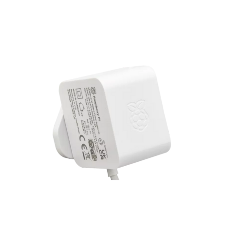 Raspberry Pi 5 27W USB-C Official Power Supply (White)