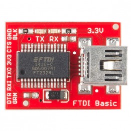 FTDI 3,3 V Basic Breakout Board mit Mini-USB-to-Serial Kabel 