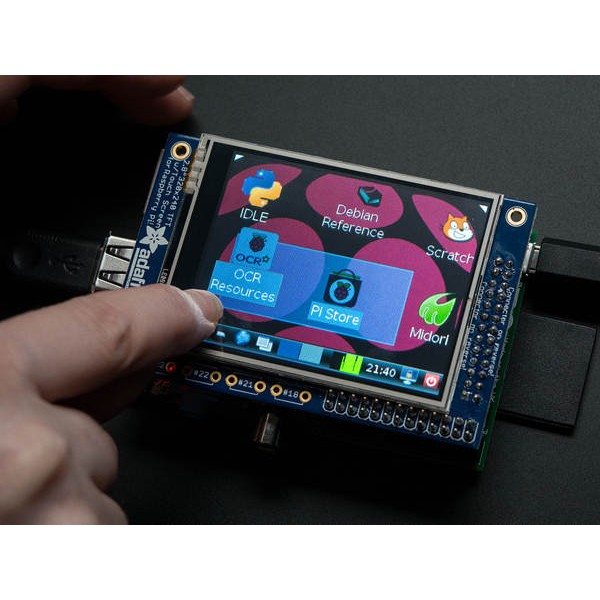 PiTFT – Displaymodul TFT 320 x 240 2,8’’ + Touchscreen für Raspberry Pi