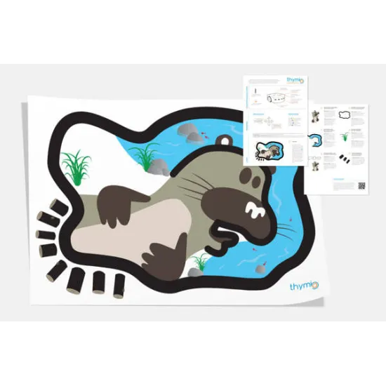 Piste Découverte Loutre pour robot Thymio II Piste Découverte Loutre pour robot Thymio II