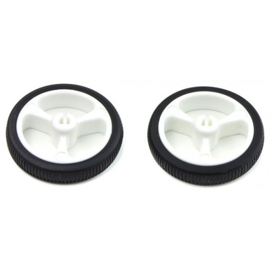 Pair of 32 x 7  mm Wheels for DIY Mobile Robots 