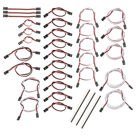 Assorted 3-Wire Extension Cable Pack 