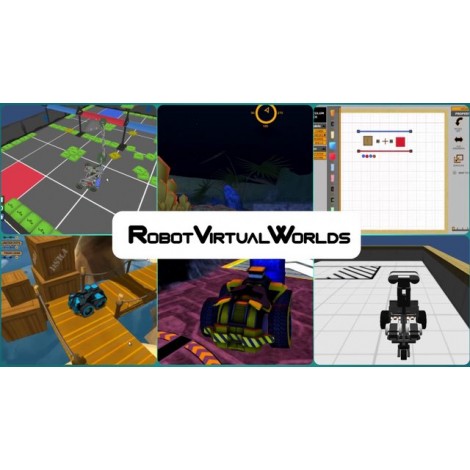 Robot Virtual Worlds 4.0 pour Lego Mindstorms - Licence perpétuelle 6 utilisateurs